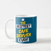 Shirt Cafe Kellner Restaurant Job Beruf Kaffeetasse (Links)