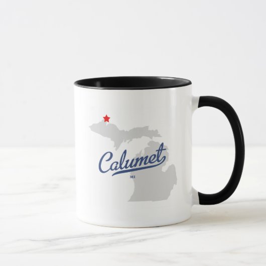 Shirt Calumet-Michigans MI Tasse (Rechts)
