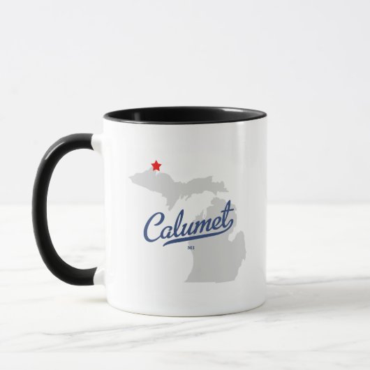 Shirt Calumet-Michigans MI Tasse (Links)