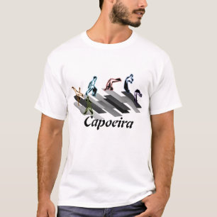 Shirt capoeira graue Kriegskunstkämpfer