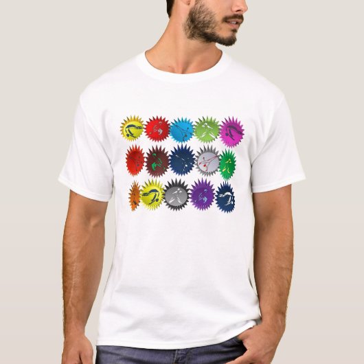 Shirt capoeira Kriegskunstaxt (Vorderseite)