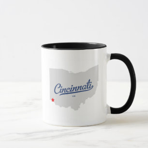 Shirt Cincinnatis Ohio OH- Tasse