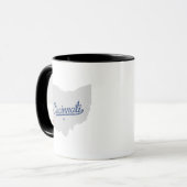 Shirt Cincinnatis Ohio OH- Tasse (Vorderseite Links)