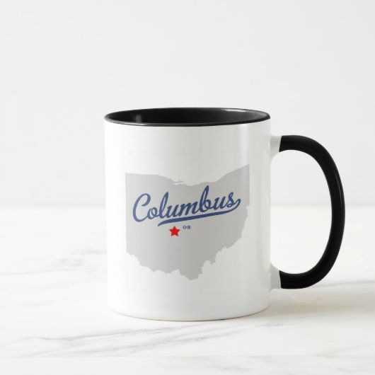 Shirt Columbus Ohio OH- Tasse (Rechts)