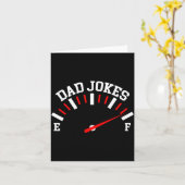 Shirt Dad Jokes Full Meter Funny Father’s Day Gift Karte (Gelbe Blume)