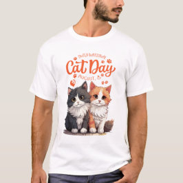 Shirt Das Leben ist besser mit Katzen