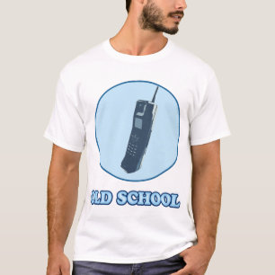 Shirt der alte Schule(Zellen-Telefon)