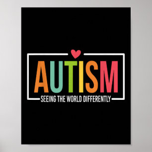 Shirt der Aufklärung über Autismus erblickt die We Poster