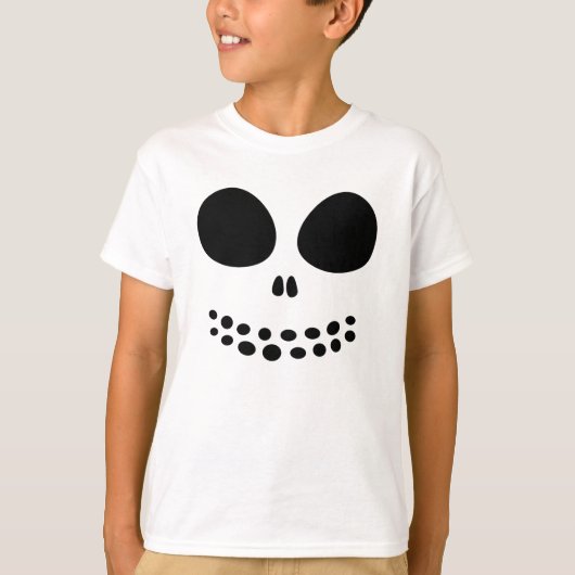 Shirt der Black Skull Face Boys (Vorderseite)