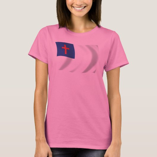 Shirt der christlichen Religionsflagge (Vorderseite)