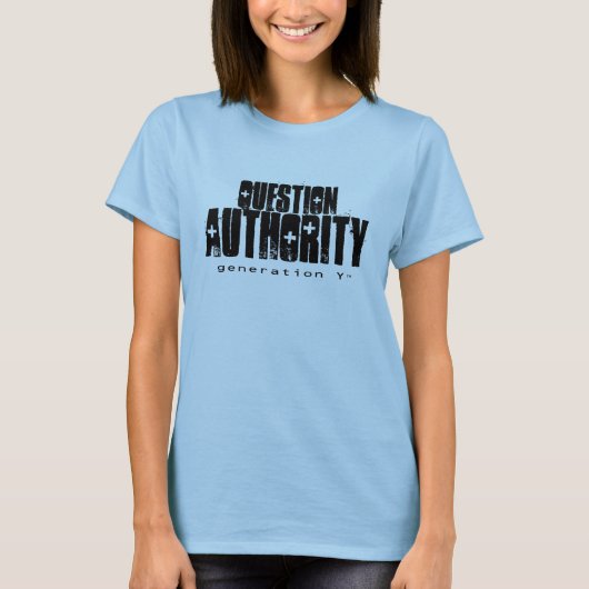 Shirt der Damen-Fragen-Berechtigungs-II (Vorderseite)