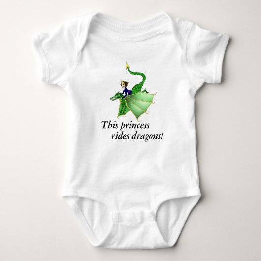 Shirt der Drachenprinzessin mit Worten (Vorderseite)