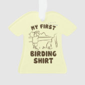 Shirt der ersten Vogelbeobachtung Ornament (Vorderseite)