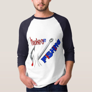 Shirt der Fischerei im sonnigen Meer