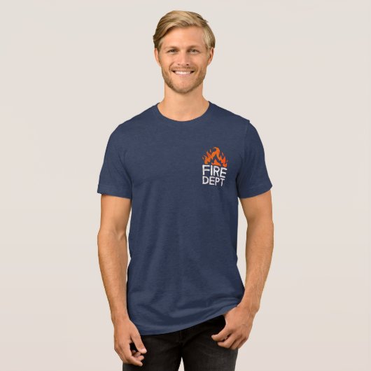 Shirt der Flammenfeuerlöschung (Vorderseite voll)