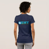 Shirt der Frauen der Unterzeichnungs-EMT (Schwarz voll)