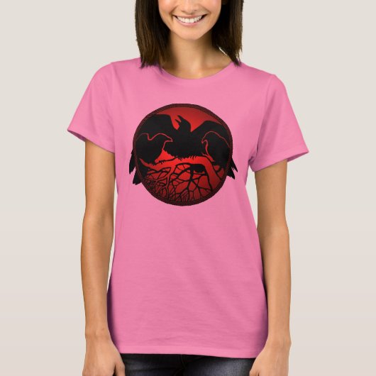 Shirt der Frauen in den besten Raven Art Ladys (Vorderseite)