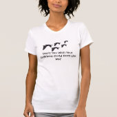 Shirt der Frauenjagd - Funny (Vorderseite)