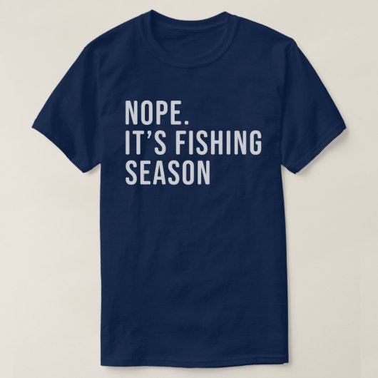 Shirt der Funny Fishing Season (Design vorne)