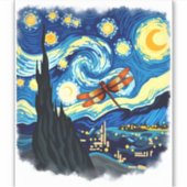 Shirt der künstlerischen Libelle Starry Night Drag Aufkleber (Vorderseite)