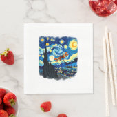 Shirt der künstlerischen Libelle Starry Night Drag Serviette (Beispiel)