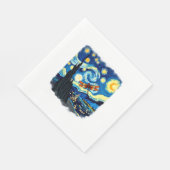 Shirt der künstlerischen Libelle Starry Night Drag Serviette (Ecke)