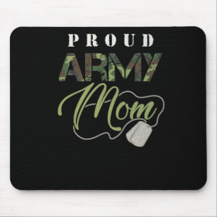 Shirt der Mama der Proud-Armee   Niedlicher milit Mousepad