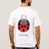 Shirt der Marienkäfer-Reihen-2 (Rückseite)