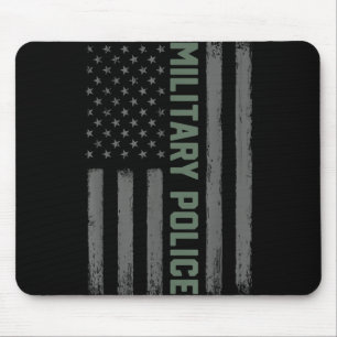 Shirt der Militärpolizei - Amerikanische Flagge Mousepad