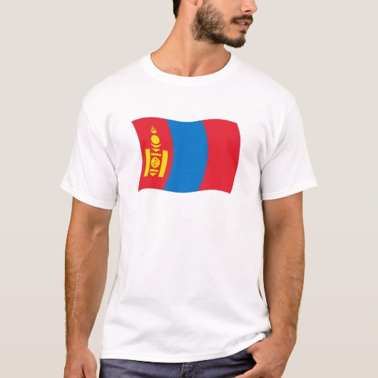 Shirt der mongolischen Flagge (Vorderseite)