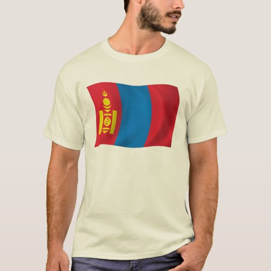 Shirt der mongolischen Flagge (Vorderseite)