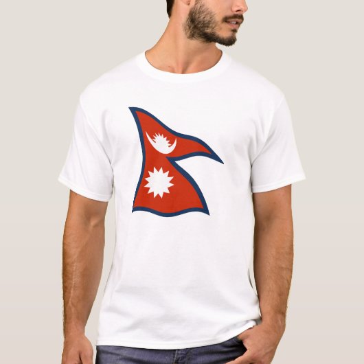 Shirt der nepalesischen Flagge (Vorderseite)