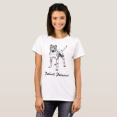 Shirt DER PITBULL PRINCESS FRAUEN (Vorne ganz)