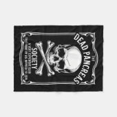 Shirt der toten Bauchspeicheldrüse Fleecedecke (Vorderseite (Horizontal))