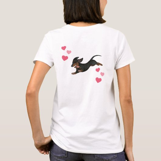 Shirt der Valentinischen Dackel (Rückseite)