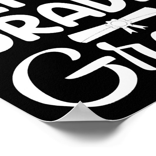 Shirt der zweiten Klasse Abschluss Grundschule Gra Poster (Ecke)