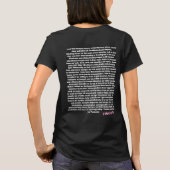 Shirt DES AUGENS, SCHUTZPRAYER DURCH KESHET-ROSE (Rückseite)