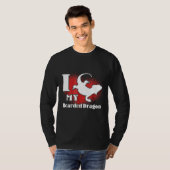 Shirt des bärtigen Drachen I Liebe meines bärtigen (Vorne ganz)