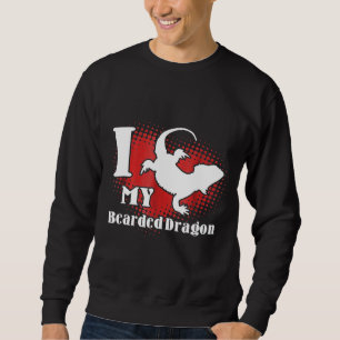 Shirt des bärtigen Drachen I Liebe meines bärtigen