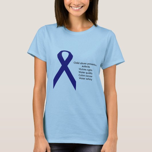 Shirt des blauen Bandes (Vorderseite)