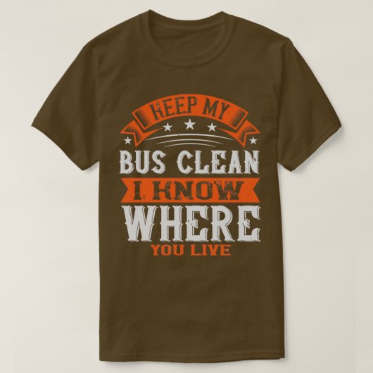 Shirt des Busfahrers 19 (Design vorne)