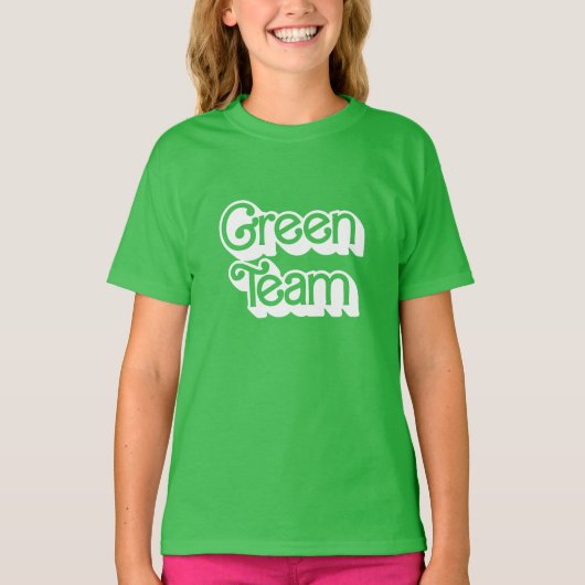 Shirt des "Color War Green Team" (Vorderseite)