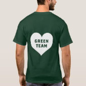 Shirt des "Color War Green Team" (Rückseite)