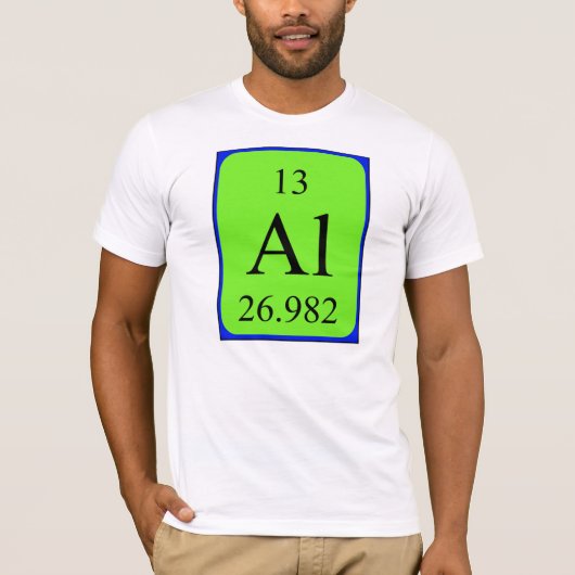 Shirt des Elements 13 - Aluminium (Vorderseite)