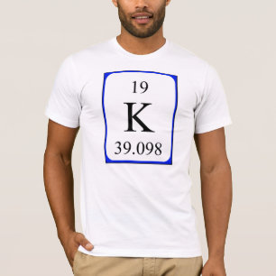 Shirt des Elements 19 - Kaliumweiß