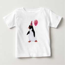 Shirt des Geburtstags Custom Age Pinguin