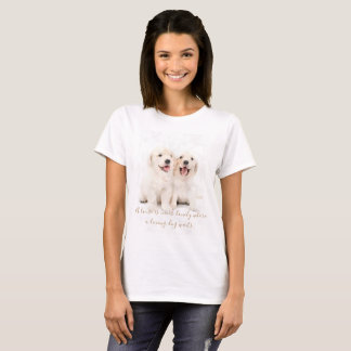Shirt des goldenen Retrievers mit Zitat