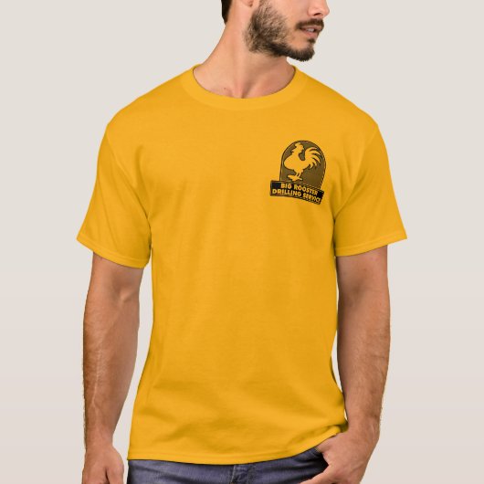 Shirt des großer Hahn-bohrendes Service-1 (Vorderseite)