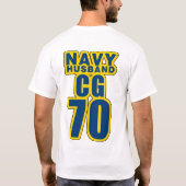 Shirt des Marine-Ehemann-CG 70 (Rückseite)