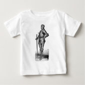 Shirt des mittelalterlichen Ritters Säuglings (Vorderseite)